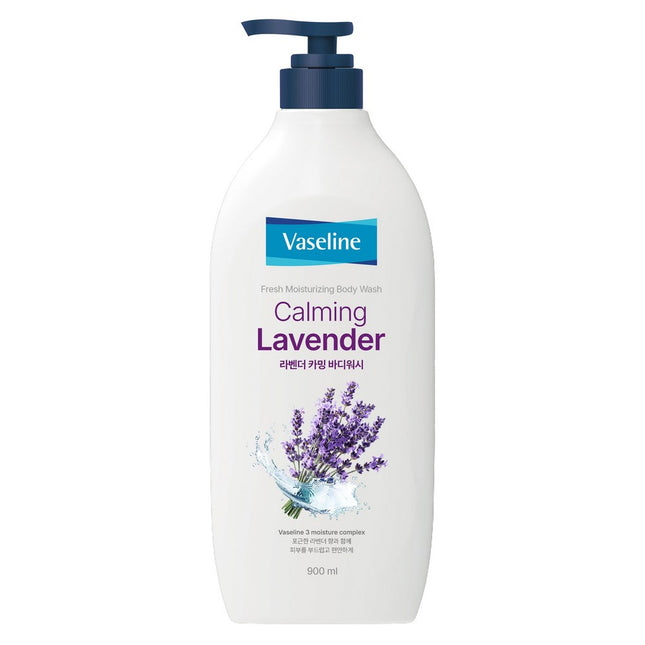 AEKYUNG VASELINE Fresh Moisturizing Body Wash Lavender Calming, 900ml, 1 count