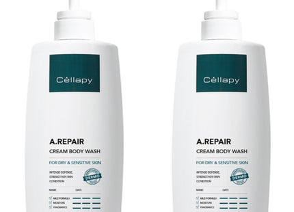 CELLAPY  Airy Repair Cream Body Wash Floral Musk 500ml x 2