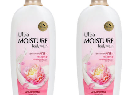 ONTHEBODY  Ultra Moisture Body Wash Peony Blossom Scent, 785ml, 2 Pack