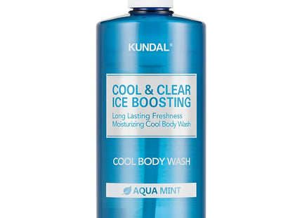 KUNDAL  Cool & Clear Ice Boosting Cool Body Wash Aqua Mint, 1.058L, 1 ea