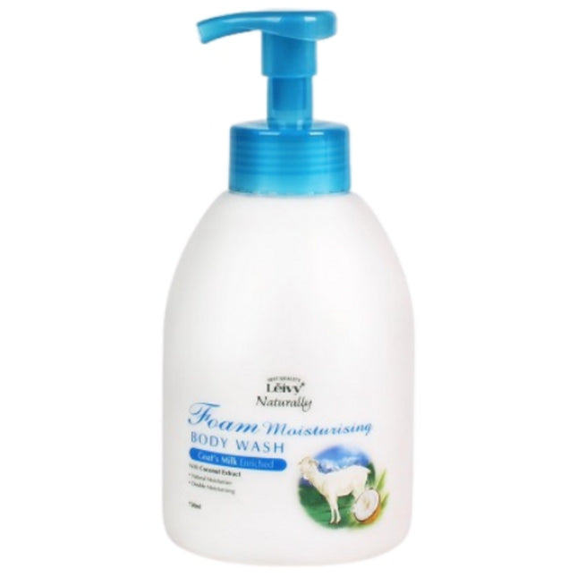 LAVIE  Goat Milk Foam Body Wash, 750ml, 1 Count