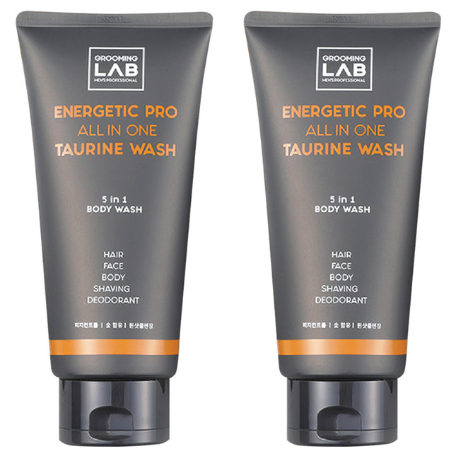 GROOMING LAB  Energetic Pro Taurine All-in-One Body Wash 300ml 2-Pack