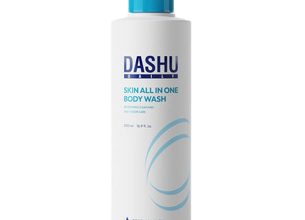 DASHU  Daily Skin All-in-One Body Wash Aqua Marine Scent, 500ml, 1 count