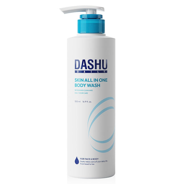DASHU  Daily Skin All-in-One Body Wash Aqua Marine Scent, 500ml, 1 count
