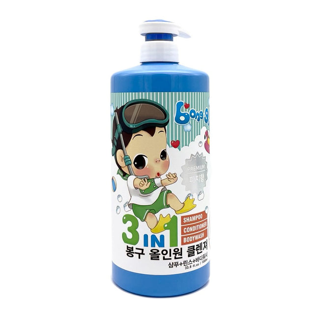 BONG GU  3in1 All-in-One Cleanser Peach Scent 1000ml 1 Count
