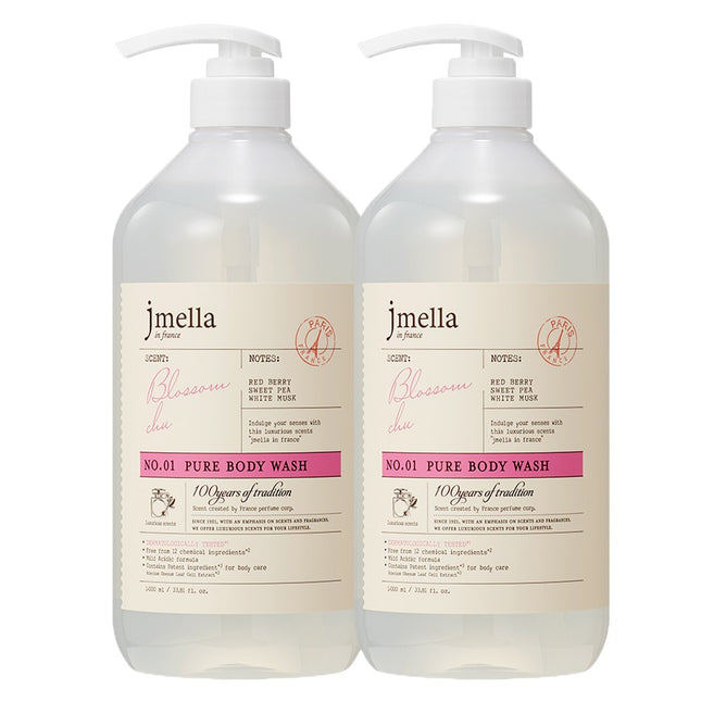 JMELLA IN FRANCE Pure Body Wash Blossom Dew, 1L, 2 Count
