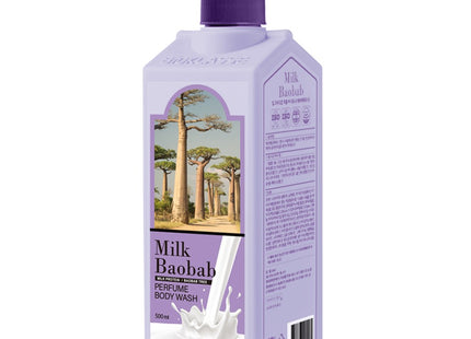 MILK BAOBAB  Perfumed Body Wash Baby Powder, 500ml, 1 bottle
