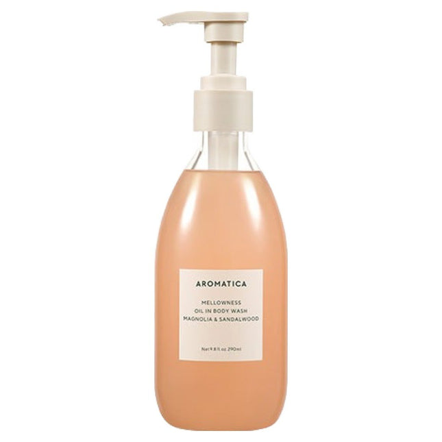 AROMATICA  Mellowness Oil in Body Wash Magnolia & Sandalwood 290ml 1EA