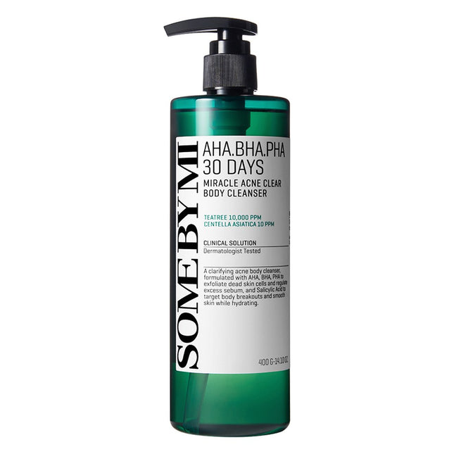 SOME BY MI  AHA BHA PHA 30DAYS MIRACLE ACNE CLEAR BODY CLEANSER 400g 1ea