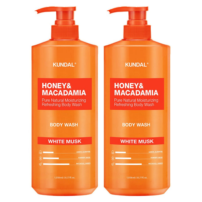 KUNDAL  Pure Body Wash White Musk 1058ml x 2