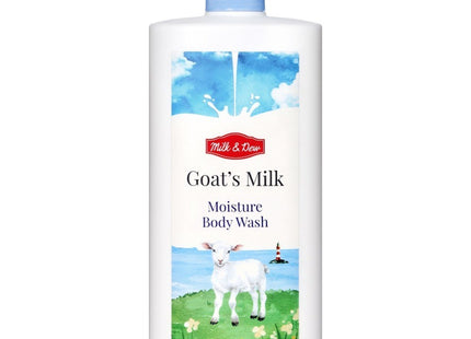 MILK & DEW  Goat Milk Moisture Body Wash, 1L, 1 Pack