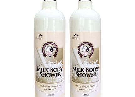 THE BLOOMING MAN  Milk Body Wash 1L 2 Pack