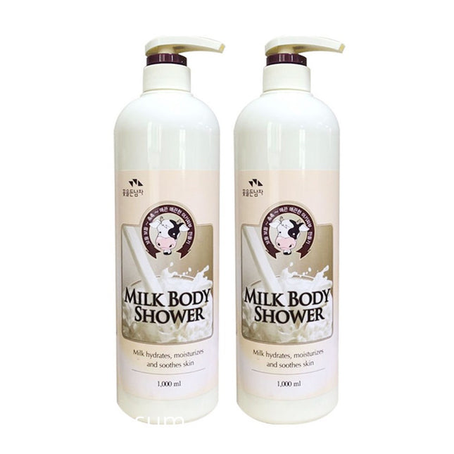 THE BLOOMING MAN  Milk Body Wash 1L 2 Pack