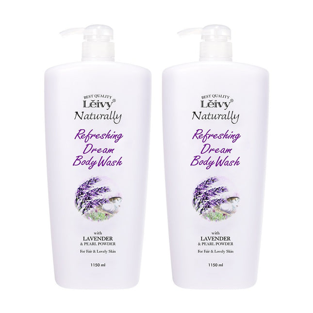 NONE Lavvie Lavender Body Wash, 1.15L, 2 Count