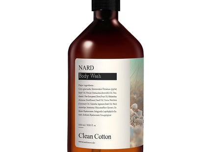 NAD  Refresh Perfumed Body Wash Clean Cotton, 1L, 1 Count