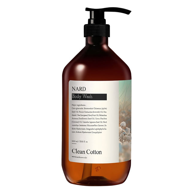 NAD  Refresh Perfumed Body Wash Clean Cotton, 1L, 1 Count