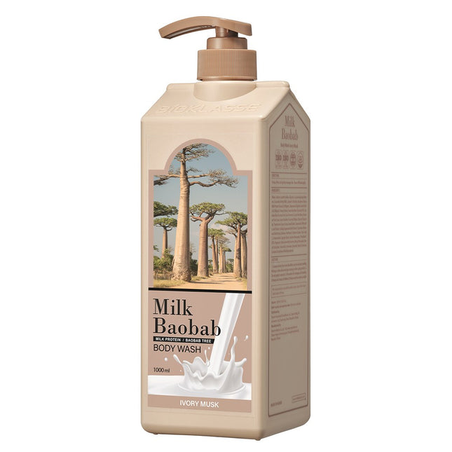 MILK BAOBAB  Body Wash Ivory Musk 1L 1pc