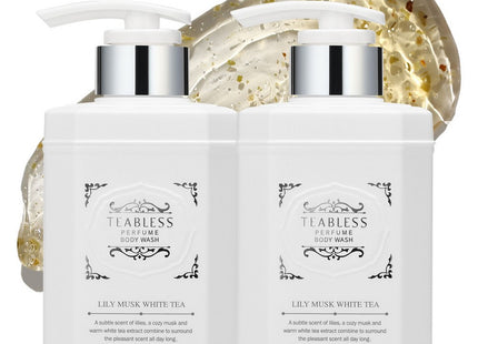 TBLESS  Perfumed Body Wash White Tea Lily Musk Scent 500g, 2 count