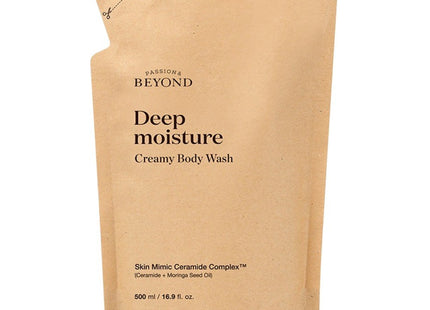 BEYOND  Deep Moisture Creamy Body Wash Refill, 500ml, 1 count