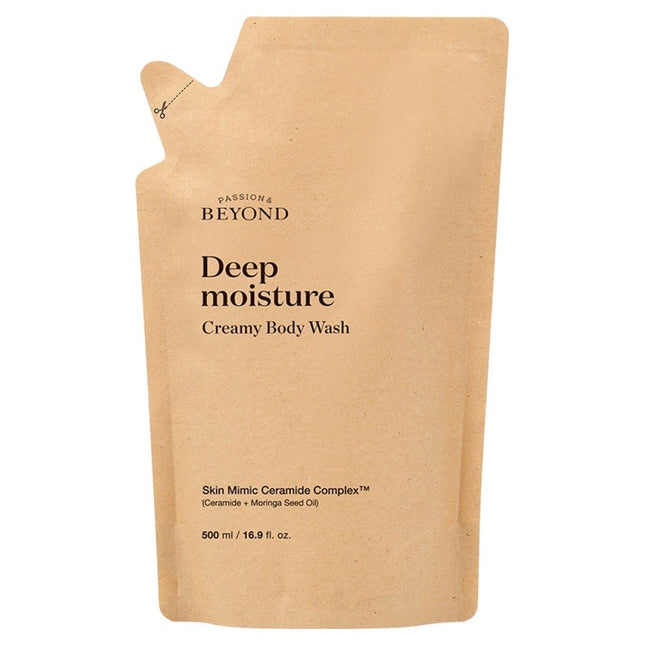 BEYOND  Deep Moisture Creamy Body Wash Refill, 500ml, 1 count