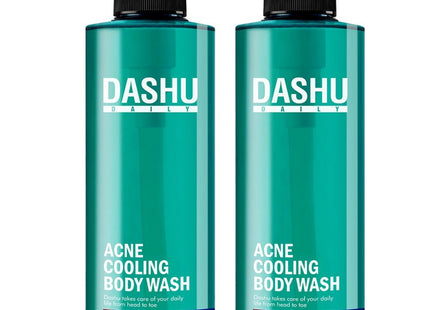 DASHU  Daily Acne Cooling Body Wash 500ml 2 Pack