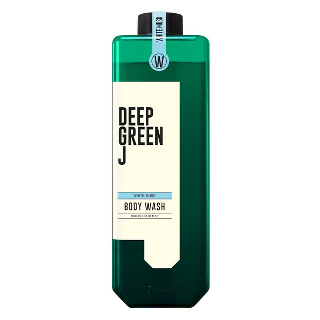 DEEP GREEN J NATURE  Vegan Body Wash White Musk, 1L, 1 Count