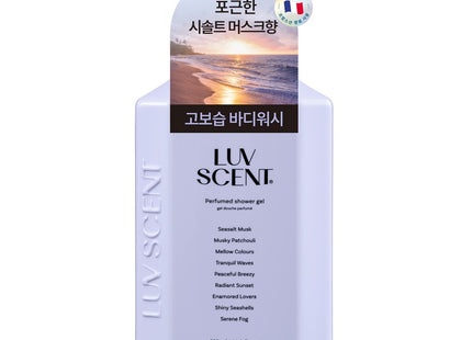 LUVSENT Autumn Beach Body Wash Sea Salt Musk Scent, 500ml, 1 Count