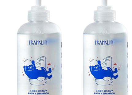 FRANKLIIN  Bath & Shampoo, 500ml, 2 Count