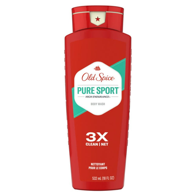 OLD SPICE  High Endurance Pure Sport Body Wash, 532ml, 1 count