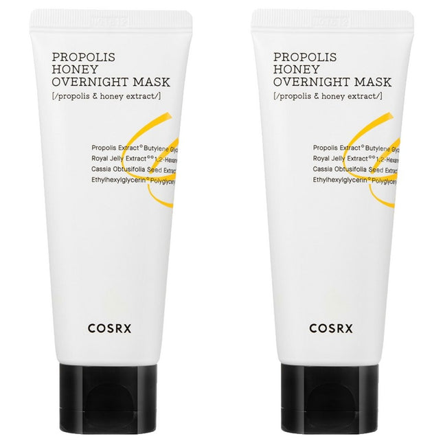 COSRX  Full Fit Propolis Honey Overnight Mask, 60ml, 2 Count