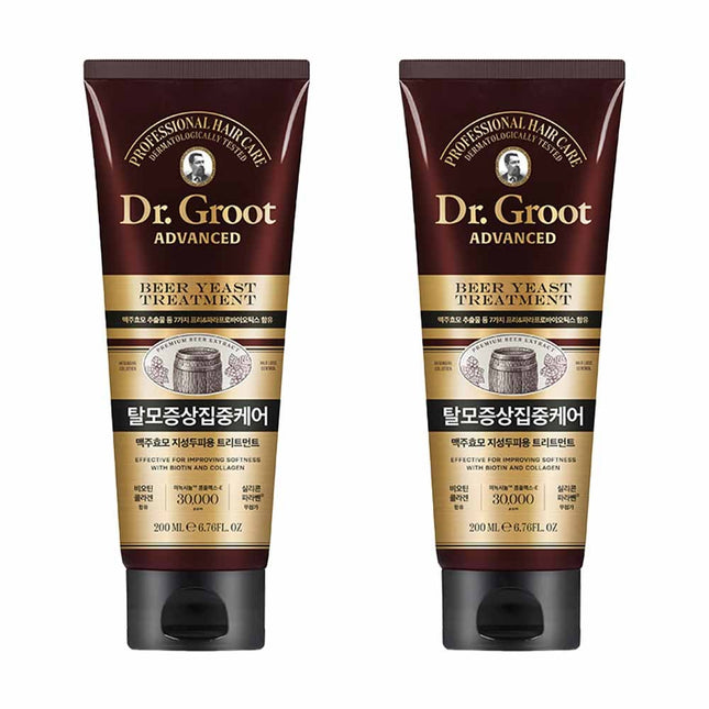 DR. GROOT  Hair Loss Care Treatment with Brewer's Yeast, 200ml, 2 Count