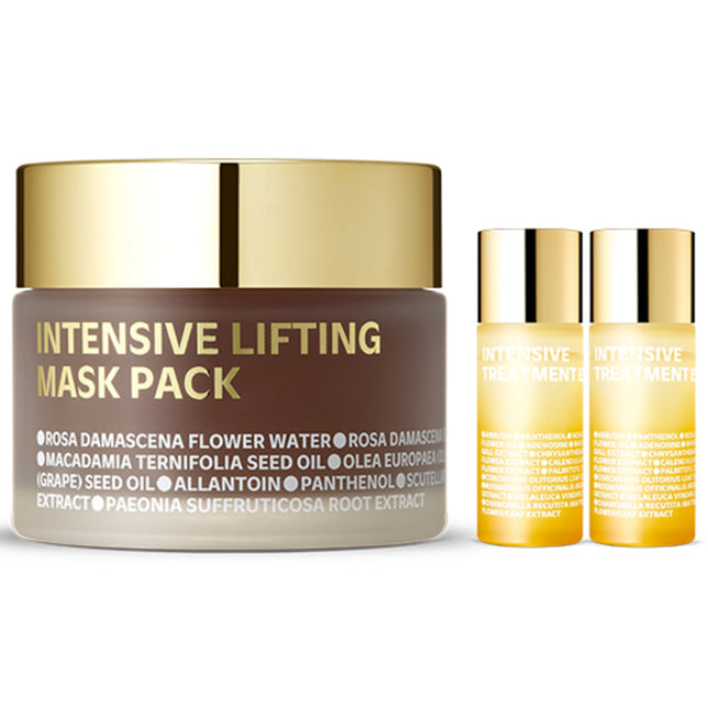 ISOI  Intensive Lifting Mask 50ml + Intensive Treatment Essence 8ml x 2p, 1 Set