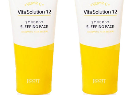 JIGOTE  Vitasolution 12 Synergy Sleeping Pack, 180ml, 2 Count