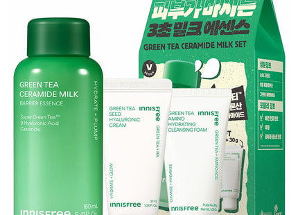 INNISFREE  Green Tea Ceramide Moisture Gift Set 160ml + 31ml + 30g, 1 Set