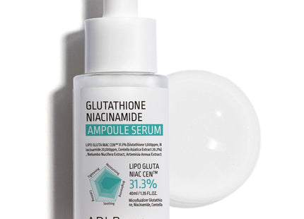 APLB  Glutathione Niacinamide Ampoule Serum, 40ml, 1 count
