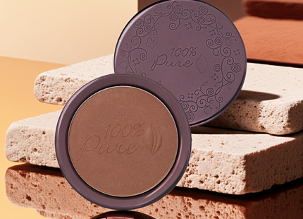 100% PURE  Cocoa Pigmented Bronzer - Cocoa Glow, 9g, 1 Count