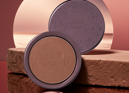 100% PURE  Cocoa Pigmented Bronzer - Cocoa Glow, 9g, 1 Count