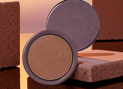 100% PURE  Cocoa Pigmented Bronzer - Cocoa Glow, 9g, 1 Count